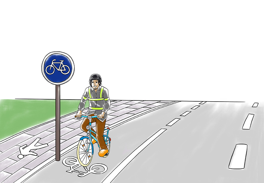 Unterwegs mit dem Fahrrad